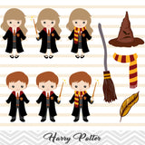 Harry Potter Digital Clipart, Harry Potter Clip Art, 00090