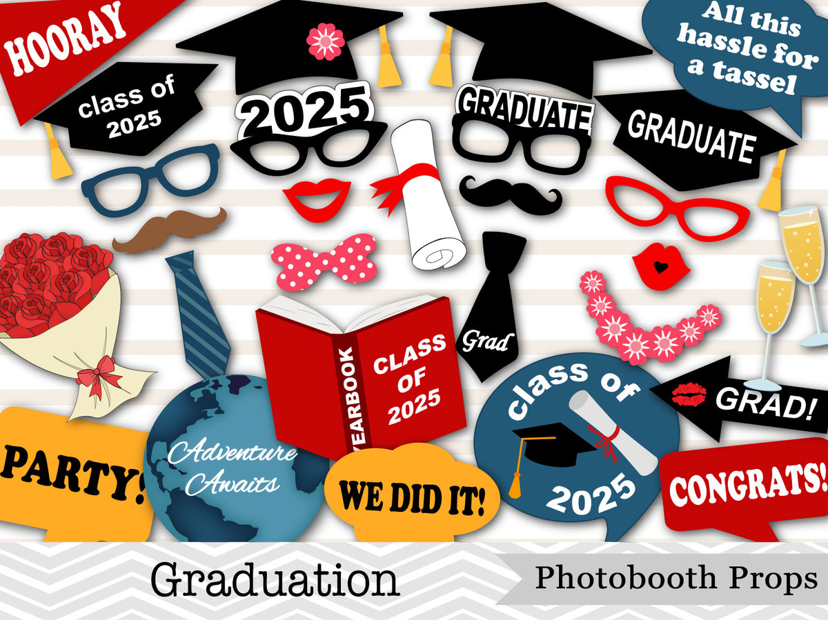 Graduation Photo Props Free Printable