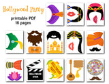 Bollywood Photo Booth Props, Indian Party Photo Booth Props, 0079