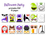 Halloween Photo Booth Props, Printable Nightmare Before Christmas Photo Booth Props, 0144