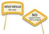 Pilot Photo Booth Props, Airplane Pilot Aviator Photo Booth Props, 0351
