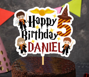Personalized Harry Potter Cake Topper / Harry Potter Birthday Cake Topper –  Tracy Digital Design