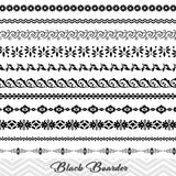 Black Border Clip Art, Flourish Swirl Border Clipart, Flower Border Scrapbooking Embellishments Decor 00102