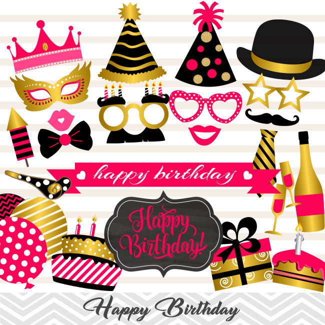 photo props for birthday party