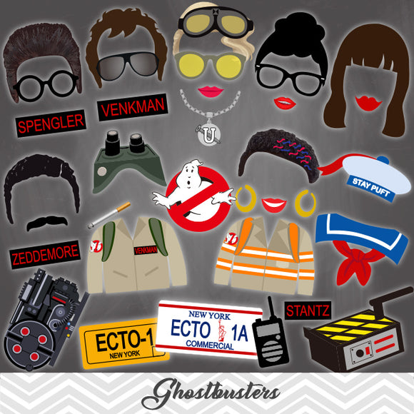 Ghostbusters Party Photo Booth Props, 0066