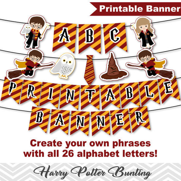Printable Harry Potter Girl Baby Shower Photo Booth Props – Tracy Digital  Design