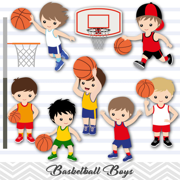 youth basketball clipart