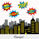 African American Super Woman Digital Clip Art, Superman Clipart, Supergirl Clipart, 0208