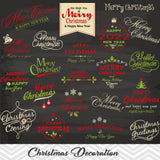 Merry Christmas Clipart, Christmas Wording Clip Art, Christmas Photo Overlays, 0409