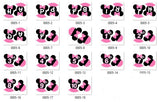 Printable Minnie Birthday Banner, Digital Minnie Party Bunting/Banner, 0005